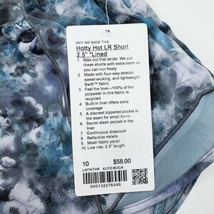 Lululemon Hotty Hot Low-Rise Lined Short - 2.5” - Size 6